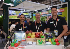Anthony Nicolaci, Peter Harriot and Cr Shane Sali from Greater Shepparton City Council.