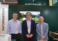 Steve McCutcheon, Brett Fifield and Troy Agosti from Hort Innovations.