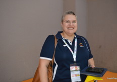 Idelette Olivier from SRCC, South Africa was visiting the show.