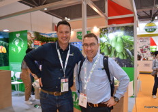 Cameron Carter and Michael Franks from Seeka were visiting.