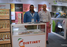 Miguel Angel Sanchez Salmeron and Salvador Garcia at Distinet.