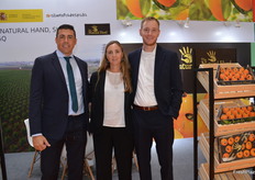 Juan Carlos Martinez, Beatriz Perez and Fabien Ruiter at the Natural Hand.