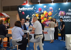 The Hellmann stand.