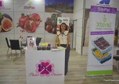 Ekin Baykal of Pia Frucht. They export figs, pomegranates and grapes, mostly to Germany