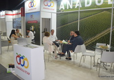 The team of Anadolu Etap, Aysel was in a meeting.