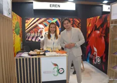 Ivana Petrovska Yilmaz and Selami Cakir of Eren. The Turkish fruit exporters ships citrus, figs, pomegranates and stone fruit to European markets, as well as Asian ones.