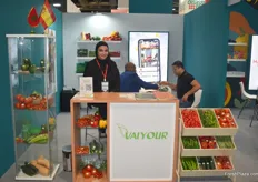 Kawhar, representing Valyour. They mostly export vegetables from Morocco to Europe and Africa.