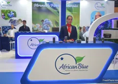 The African Blue stand. They export blueberries from Morocco to the European markets.