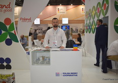 Tomasz Czerniak of the Polish Berry Cooperative. The Polish berries mainly found their way to European markets this season, but there was also solid expansion in Asia. They hope to expand their market share in Asia even further in the future.