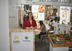 Carla Monteiro of Madre Fruta. They export tropical fruits from Portugal, such as dragonfruits and mangoes, to the Netherlands, Spain and other countries in the Northern part of Europe.