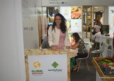Rocio del Pilar Rodriguez of Global Avocados. They export avocados from Portugal.