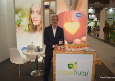 Joao Silva of Cooper Frutas. They export apples from Portugal to Brazil, Germany, Morocco and Spain.