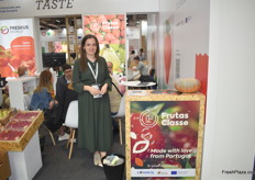 The Frutas Classe stand. They export strawberries mainly, but also sweet potatoes and apples. Their main export markets are France, Spain and Germany.