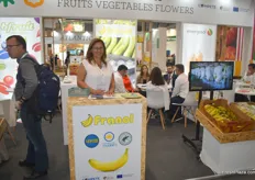 The Franol stand. They import bananas from Costa Rica, Equador and the Dominican Republic, and then distribute them in Portugal and Spain.