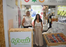 Fernanda Machado and Sandra of Bfruits. They export berries from Portugal.