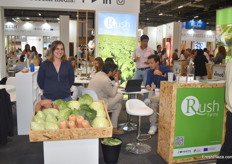 Tania Silva of Portuguese produce exporter Rush Farms. They export a wide variety of vegetables and potatoes.