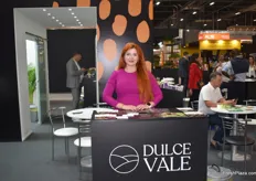 Natasha Zhukova of Dulce Vale. They export chierries, plums and grapes from Moldova to Germany and other European markets.
