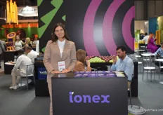 Tatiana Burca of Ionex. They export plums, cherries, tables grapes and apricots from Moldova.