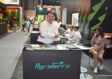 Caldare Adrian, manager of AgroTerra. They export apples, grapes, plums and cherries from Moldova.