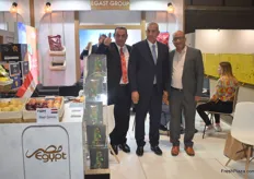 Gaber El-Shalma, Mohamed El-Shalma and Muhammad Deghady of Egast. They export citrus and onions from Egypt.