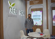 The stand of Noureen Food. The Egyptian exporter exports garlic, onions and sweet potatoes to South America, the EU, Asia and North Africa.