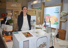 The ElWadi stand. They export pomegranates and citrus from Egypt.