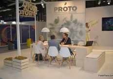 The Proto stand. They export kiwis from Greece.