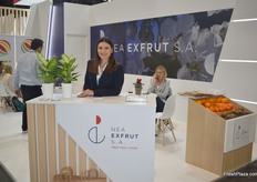 Theodora Sextou of NEA Exfrut. They export kiwi and citrus from Greece to the European market.