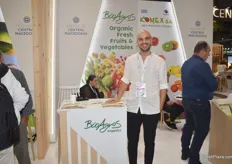 Thanos Athanasiadis, export manager for BioAgros. They export organic kiwi mostly, and ship them to the US and Europe. Their organic asparagus is mostly epxorted to Germany.