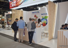 The stand of Greek fruit exporter Taktikos SA.