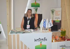 Fotini Papaefstathiou, sales manager for Katselis. They export carrots and onions from Greece to Europe and Serbia.