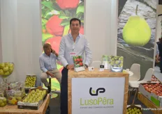 Filipe Silva of LusoPera. They export pears and apples from Portugal to Brazil, Spain, Germany, Italy, Morocco and Libya. 