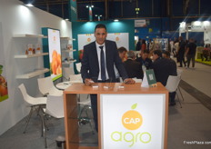 Driss of CapAgro. They export citrus and pomegranates from Egypt, to USA, Canada, Europe and Russia.