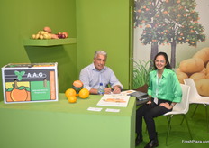 The AAG stand. They export potatoes, onions and citrus from Egypt.