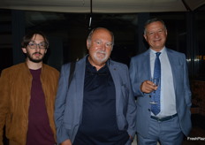 Samuel from S-Cube, Captain Fulvio Pellegrotti and Pierluigi Curletto from ARMSna