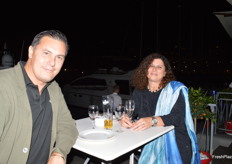 Lorenzo Donato from ETIHAD with Alexandra Harrison from Lumina Associates International