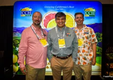 Brian Douglas, Jose Fu, and Ken Fulton with CCH Citrus.