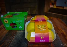 A compostable box for organic apples will be launched in Q2 2024 and Honeymoon apples will make their debut in January/February trough a limited release.