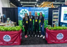 Jess Dillon, Warren Bisshop, Dan Hasson and Elise Loveless with Revol Greens