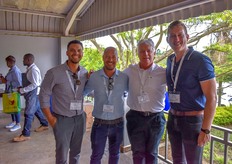 From LCL Logistics Southern Africa: Chad Christian, Simon Korkie, Chris Ferrandi of Sensitech Southern Africa and Stefan van Wyk of LCL Logistics.