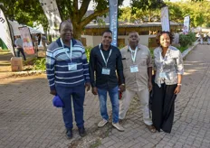 Vhembe District farmers were out in full force at the Subtrop symposium. Here are Phillip Nangammbi, Tshiofhisi Mavhetha and Ntsieni Mufamadi with Emmaculate Malashe of Mafube Fresh.