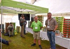 JP Robinson and WJ Coetzer, both from Mpact packaging manufacturer.