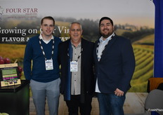 Blaine Perkins, Ryan Perkins, and Robert Munoz with Four Star Fruit.