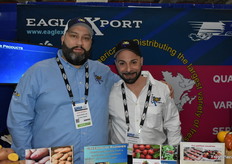 Alex Zenebisis and Patrick Petrillo with Canada-based Eagle Export.