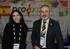 All the way from Spain and representing about 60 companies from growing region Murcia are Adriana Lea Plaza and Fernando Gomez Molina.