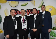The McDaniel & Chirico team is proud to offer 12 months of lemon supply out of Mexico. From left to right: George Uribe, Michael Chirico, Allan Napolitano, and Michael Napolitano.