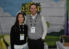 Victoria Cao and Donny Lucy with Del Rey Avocado Company.
