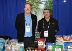 Brad Ryan and Darryl Bollack with Mariani Nut Company in California that is known for walnuts and almonds.