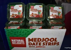 Medjool date strips with Tajin are one of the latest product introductions from Natural Delights. Great feedback was received about the unique combination of sweet, tangy and a hint of spicy.