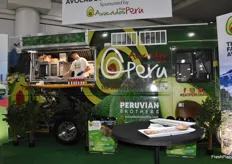 Avocado truck from Avocados From Peru. Different avocado snacks were prepared throughout the day.